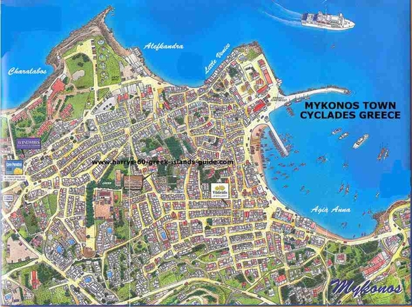 122 mykonos map