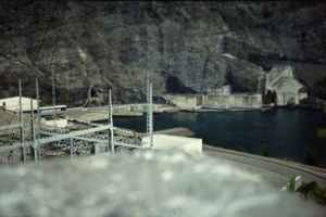 Waterkrachtcentrale bij Lac de Serre Pencon