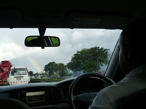 Regenbui in Port Louis