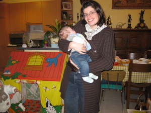 17) 2009-03-22 Ruben in de armen van tante Veerle