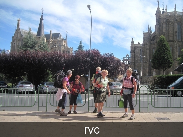 astorga; vertrek naar compostela; kav; Nerem; Kv-Nerem