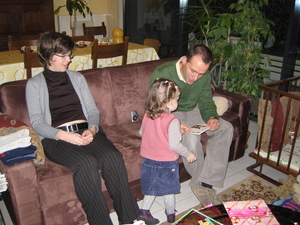 02) Jana bij papa en mama