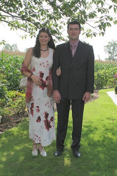 23) Veerle & Wim in de tuin