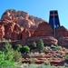 Sedona - kapel op berg
