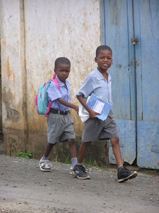 naar school in uniform