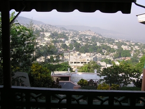 Port-au-Prince : panorama vanop missiepost Scheut