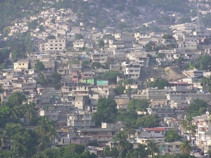 Port-au-Prince : panorama vanop missiepost Scheut