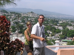 Port-au-Prince : panorama vanop missiepost Scheut