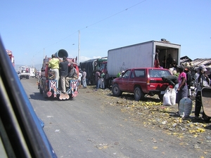 Port-au-Prince : marktplaats bidonville