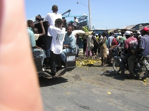 Port-au-Prince : marktplaats bidonville