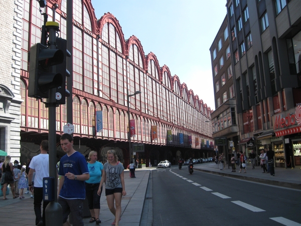 Einde wandeling aan Centraal Station.