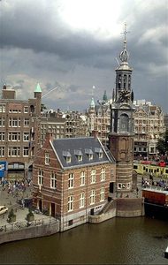 A'dam _Munttoren en muntgebouw