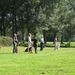 training op het hondenveld