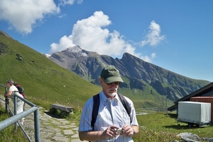Boven op First  2168 m