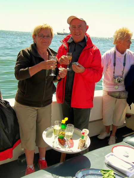Walvisbaai boottocht met oesters en champagne