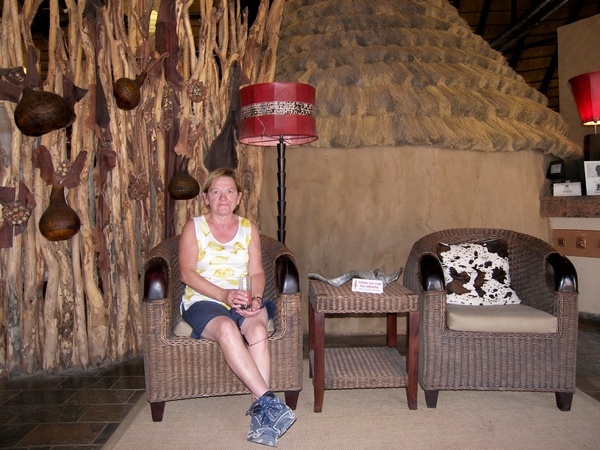 Lodge onderweg aan Epupa Falls