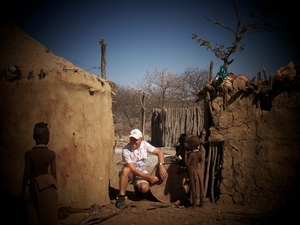 Bezoek bij de Himba's aan Epupa Falls