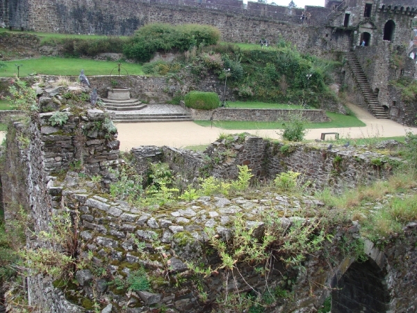 le chteau de Fougres - het kasteel