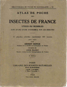 Atlas de poche des insectes de France