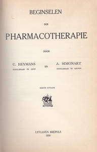 Beginselen der pharmacotherapie (v)
