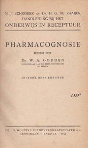 Pharmacognosie (v)