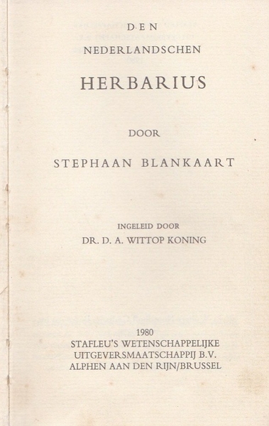 Nederlandschen herbarius, Den (v)