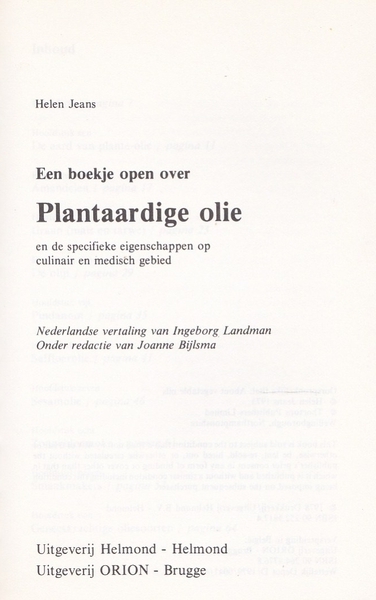 Plantaardige olie (v)