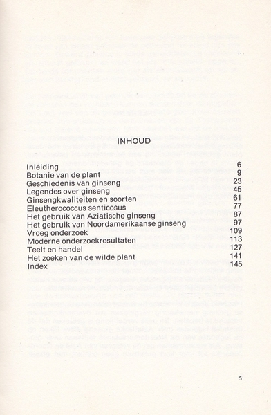 ginsengboek, Het (v)