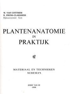 Plantenanatomie in praktijk (v)