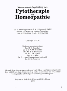 Zelfmedicatie met homeopathie en fytotherapie (v)