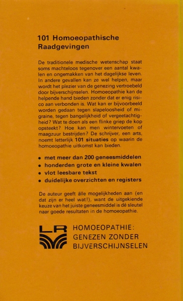 101 homeopathische raadgevingen   (v)