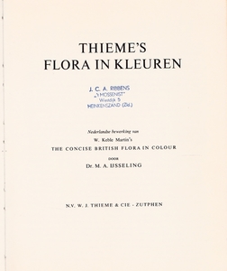 Thieme's flora in kleuren (v)