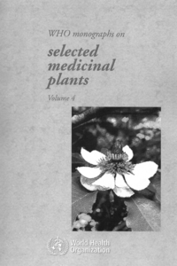 WHO monographs on selected medicinal plants - vol.4