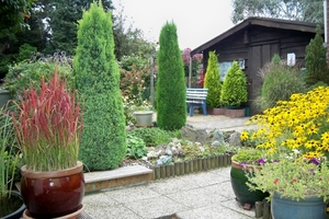De tuin in September 2011
