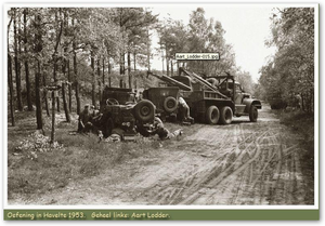 oefenen bijHavelte (Drente) 1953