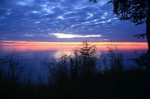 Zonsondergang Vtternmeer