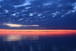 Zonsondergang Vtternmeer