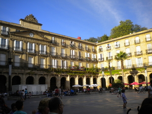 Wandeling door binnenstad van Bilbao