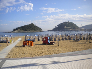 Strand van Donostia/San Sebastian