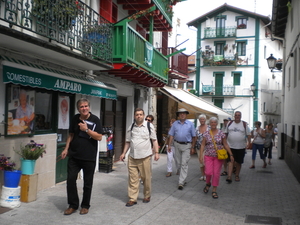 Hondarribia, wandeling door oud stadsgedeelte