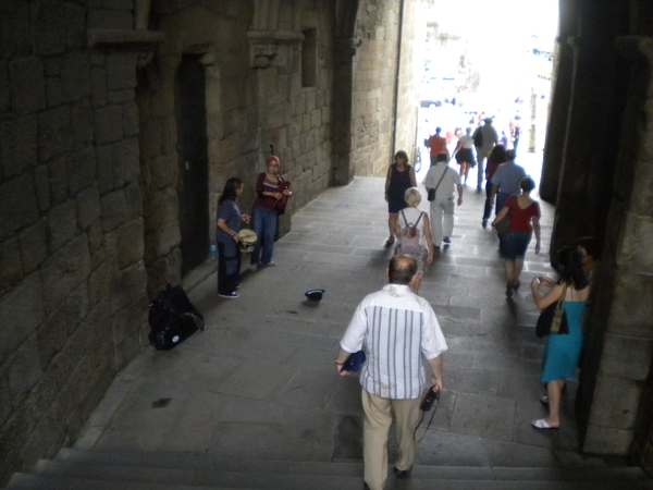 Wandeling naar Plaza do Obradoiro