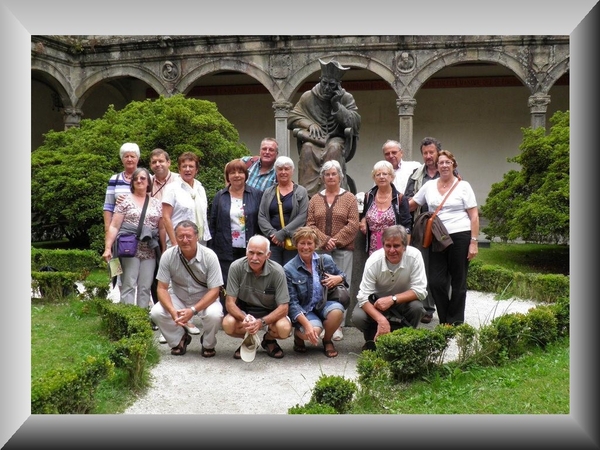 Groepsfoto van deelnemers reis Noord-Spanje