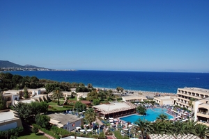 012 Rodos 2011  Mare Blue - zichten vanaf balcon