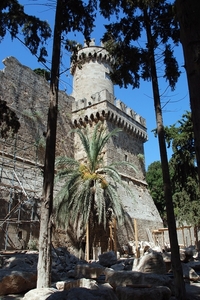118 Rodos stad -  oude stadsmuren