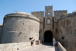 136 Rodos stad -  oude stadsmuren
