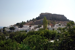 266 Rodos  -  Lindos en acropolis