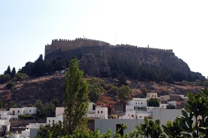 270 Rodos  -  Lindos en acropolis