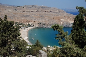 284 Rodos  -  Lindos en acropolis