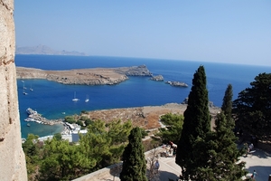 285 Rodos  -  Lindos en acropolis