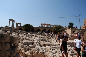 296 Rodos  -  Lindos en acropolis